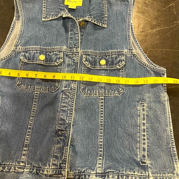 Eddie Bauer denim jeans vest - Picture 4 of 5
